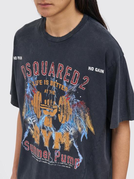 26SS 디스퀘어드2 반팔 티셔츠 S74GD1539D20108 814 Black - DSQUARED2