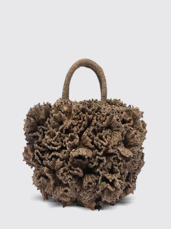 26SS 이벨리브 토트백 CORAL DARK TEA Brown - IBELIV