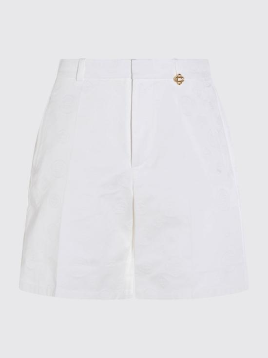 26SS 카사블랑카 숏팬츠 MSP26TR380 01 White - CASABLANCA