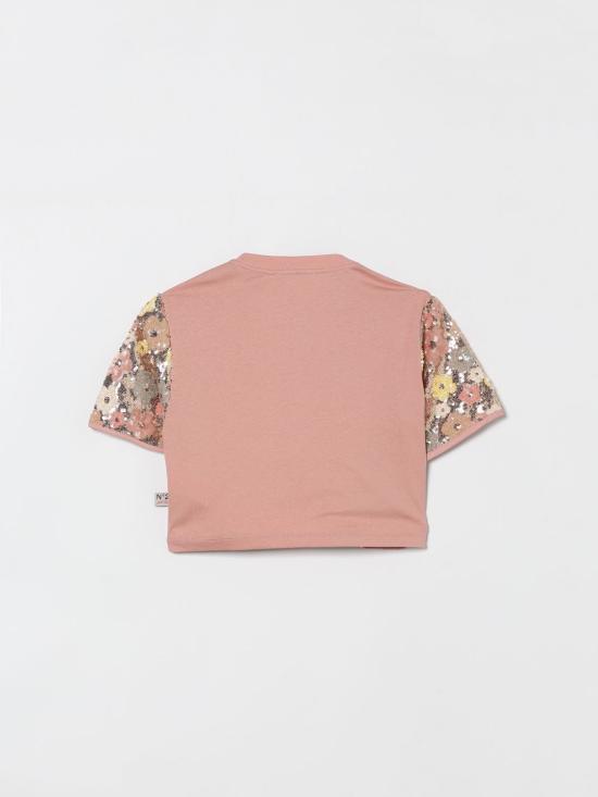 26SS [키즈] 누메로벤투노 티셔츠 N210A6N0480 0N321 Pink - N°21