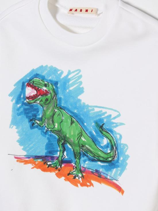 26SS [키즈] 마르니 풀오버 M01714M00V0 0M100 White - MARNI