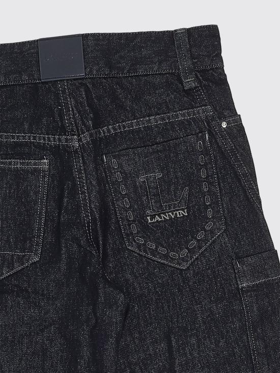 26SS [키즈] 랑방 쇼츠/버뮤다 N30380 CZ28 Denim - LANVIN