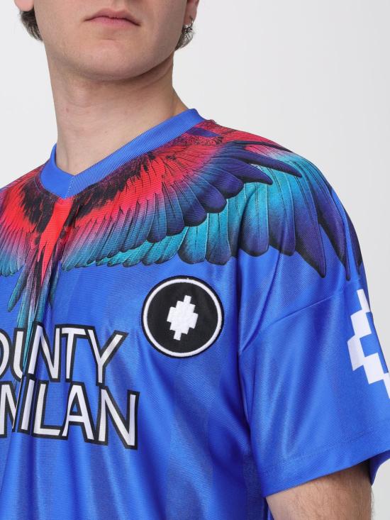 26SS 컨트리 오브 밀란 반팔 티셔츠 S6CMMATH086 061 Blue - COUNTY OF MILAN
