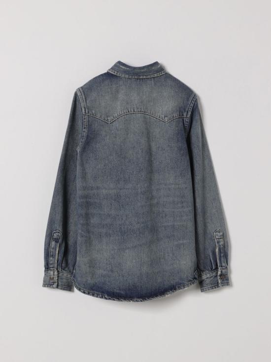 26SS [키즈] 디젤 셔츠 J00760KXBRH K01 Denim - DIESEL