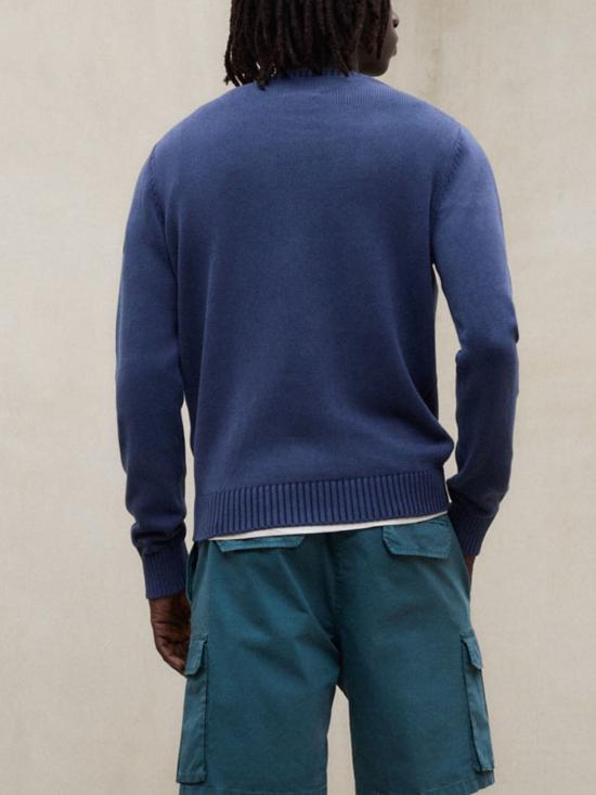 26SS 에콜프 스웨터 MCMGAKNTAIL00676S26 161 Blue - ECOALF