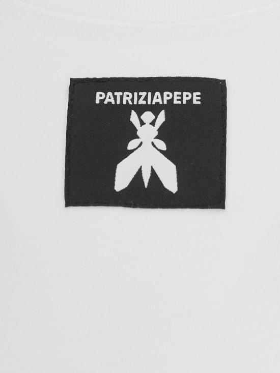 26SS 파트리지아페페 반팔 티셔츠 8M1612J089 W103 White - PATRIZIA PEPE