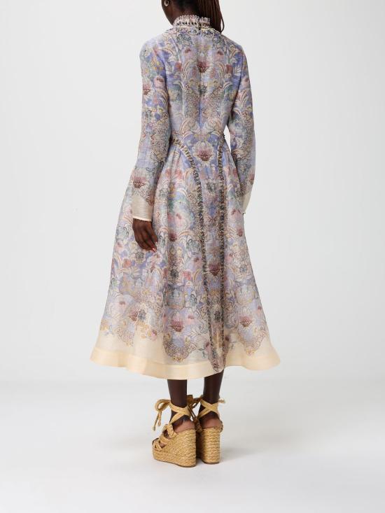 26SS 짐머만 롱 원피스 6591DC261 BUF Blue - ZIMMERMANN
