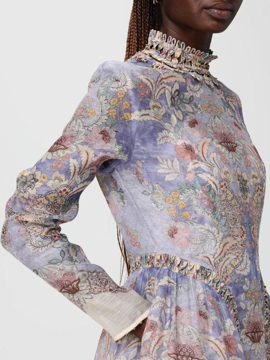 26SS 짐머만 롱 원피스 6591DC261 BUF Blue - ZIMMERMANN