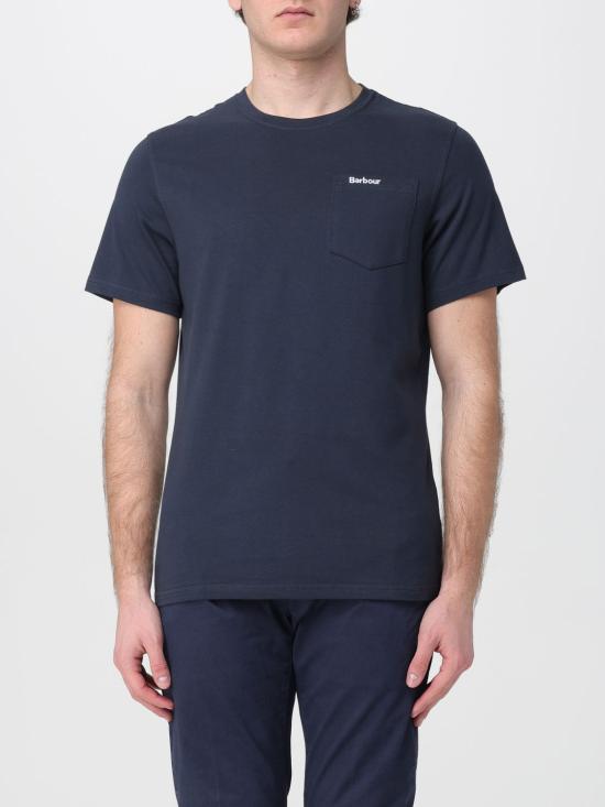 26SS 바버 반팔 티셔츠 MTS1114 NY91 Blue