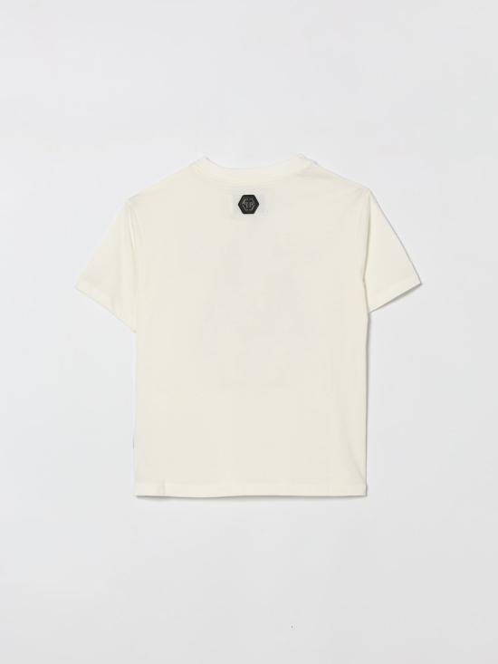 26SS [키즈] 필립 플레인 티셔츠 S6PHJGTH157 002 White - PHILIPP PLEIN