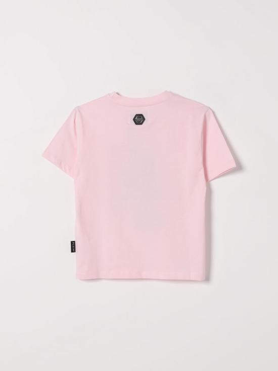 26SS [키즈] 필립 플레인 티셔츠 S6PHJGTH162 042 Pink - PHILIPP PLEIN