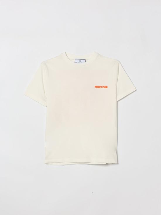 26SS [키즈] 필립 플레인 티셔츠 S6PHJBTH019 002 White