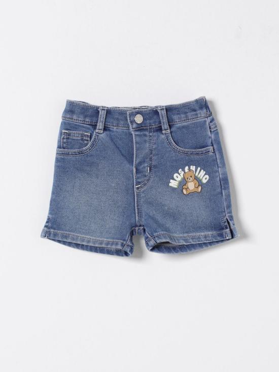 26SS [키즈] 모스키노 쇼츠/버뮤다 MUQ01PLDE17 40507 Denim