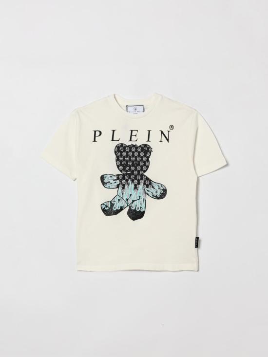 26SS [키즈] 필립 플레인 티셔츠 S6PHJBTH068 002 White