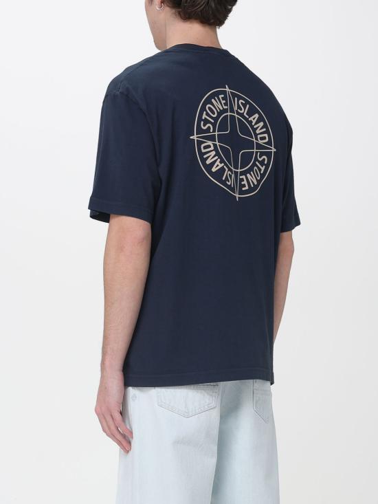 26SS 스톤 아일랜드 반팔 티셔츠 2100001S0284 V0020 Blue - STONE ISLAND
