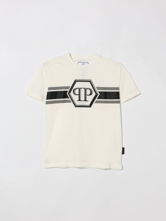 26SS [키즈] 필립 플레인 티셔츠 S6PHJBTH054 002 White