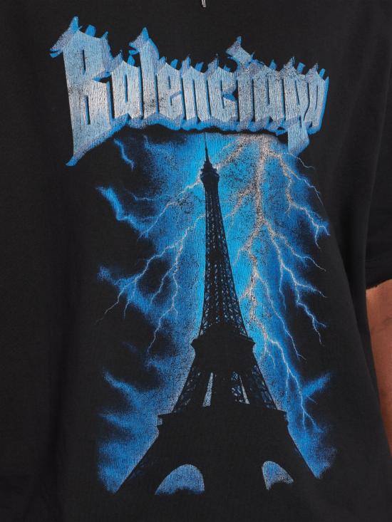 26SS 발렌시아가 반팔 티셔츠 850345 TUVE71000 Black - BALENCIAGA