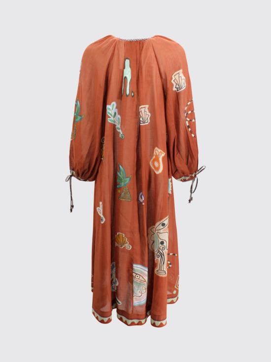 26SS 알레메 롱 원피스 6464D 01 Brown - ALEMAIS