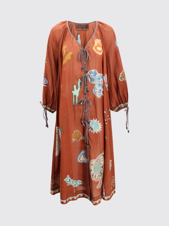 26SS 알레메 롱 원피스 6464D 01 Brown - ALEMAIS