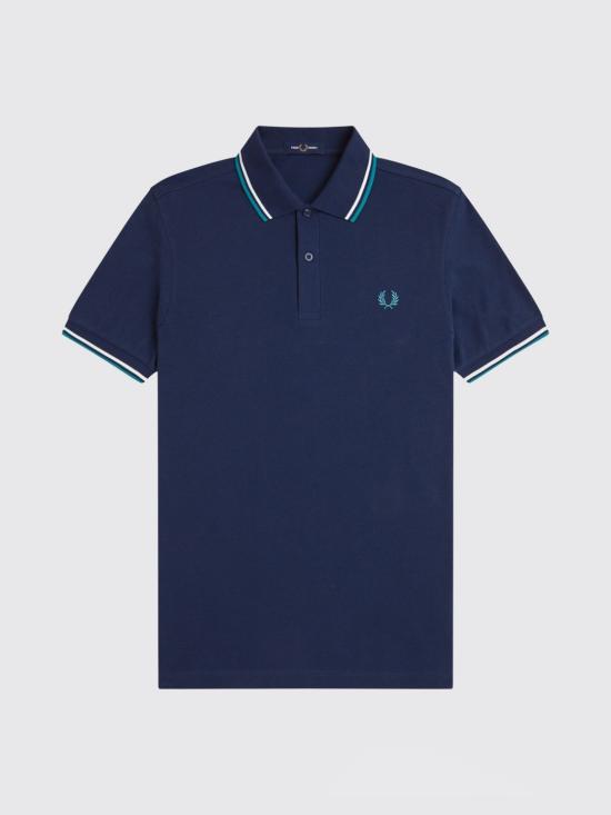 26SS 프레드페리 폴로 티셔츠 M3600P 86A Blue - FRED PERRY