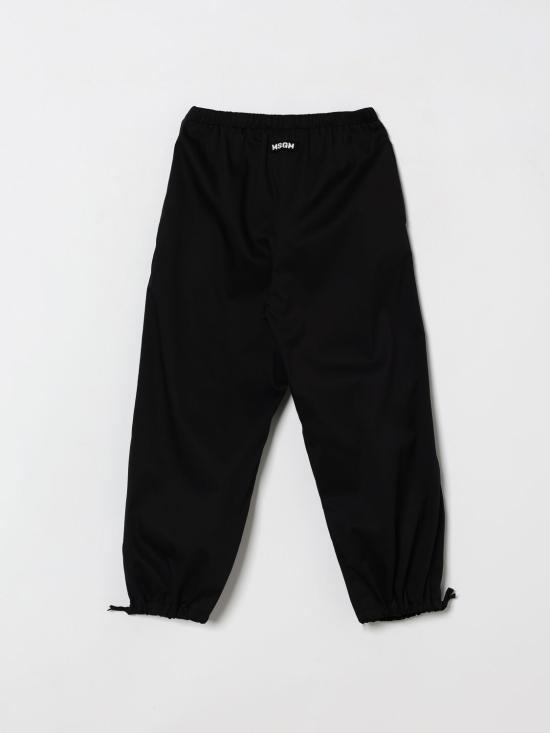 26SS [키즈] 엠에스지엠 스트레이트 팬츠 S6MSJGPA095 110 Black - MSGM