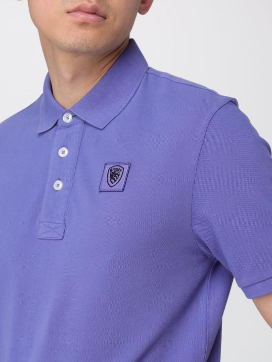 26SS 블라우어 폴로 티셔츠 26SBLUT02290 853 Blue - BLAUER