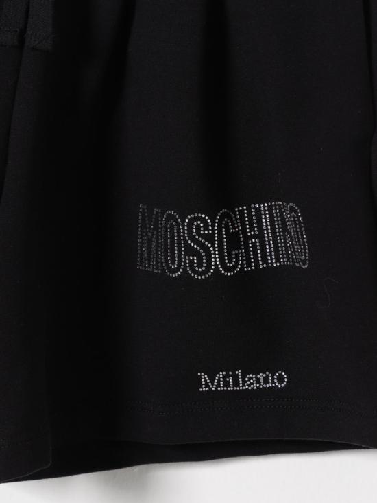 26SS [키즈] 모스키노 쇼츠/버뮤다 HDQ020LDA25 60100 Black - MOSCHINO