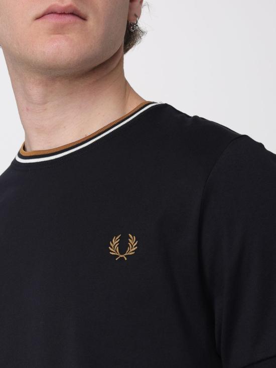 26SS 프레드페리 반팔 티셔츠 M1588 P69 Black - FRED PERRY