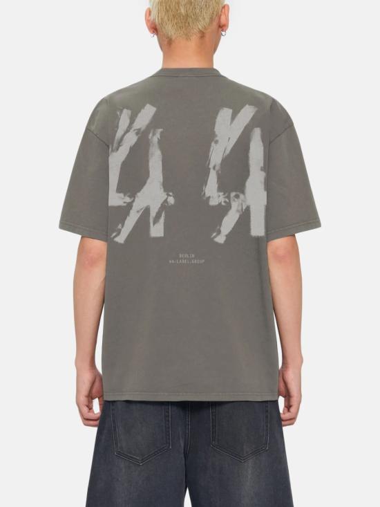 26SS 44레이블 반팔 티셔츠 B0030556 FA724P777 GREY - 44 LABEL