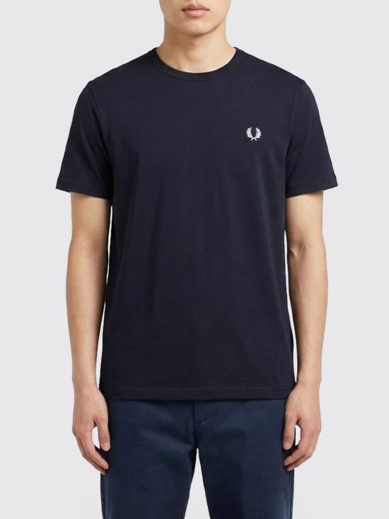 26SS 프레드페리 반팔 티셔츠 M1600V 608 Navy