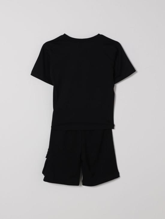 26SS [키즈] 모스키노 캐주얼 세트 HUG00WLCA88 60100 White 1 - MOSCHINO