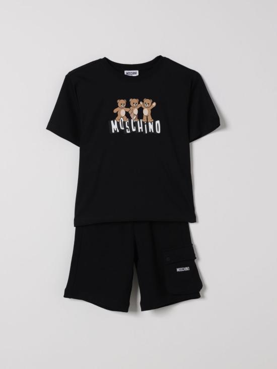 26SS [키즈] 모스키노 캐주얼 세트 HUG00WLCA88 60100 White 1