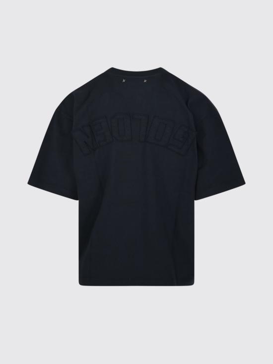 26SS 골든구스 반팔 티셔츠 GWP01874P001576 90456 Black - GOLDEN GOOSE