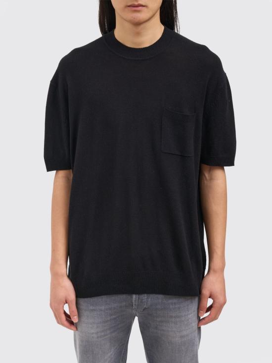 26SS 파올로페코라 반팔 티셔츠 A023F600 9000 Black