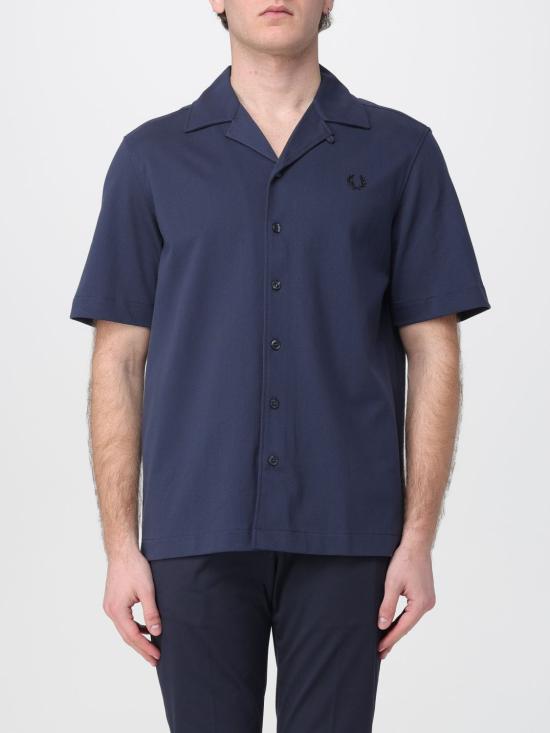 26SS 프레드페리 반팔 셔츠 M1745 46B Black