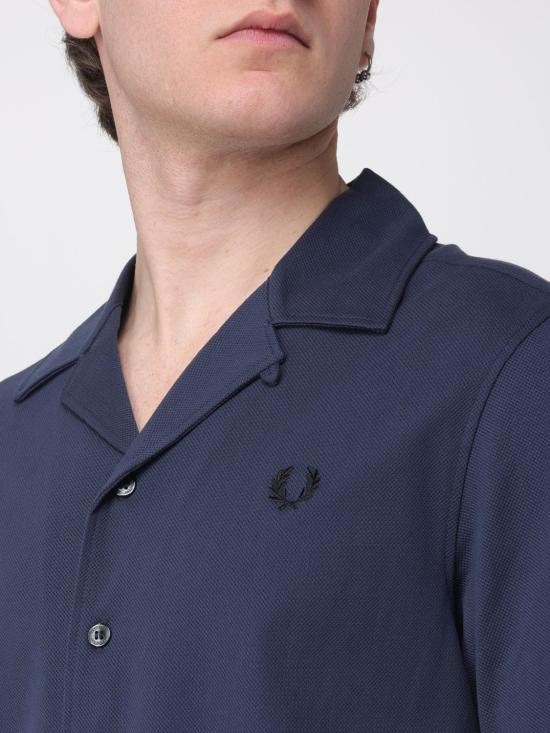 26SS 프레드페리 반팔 셔츠 M1745 46B Black - FRED PERRY