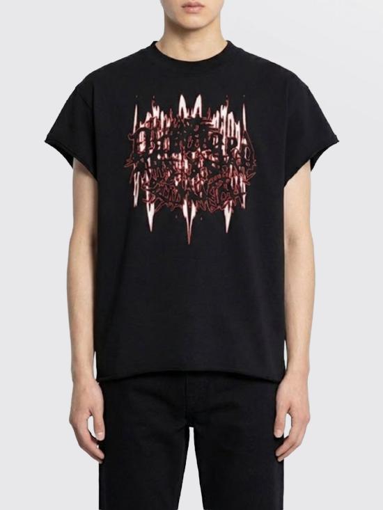 26SS 44레이블 반팔 티셔츠 B0030666FA583 P774 Black