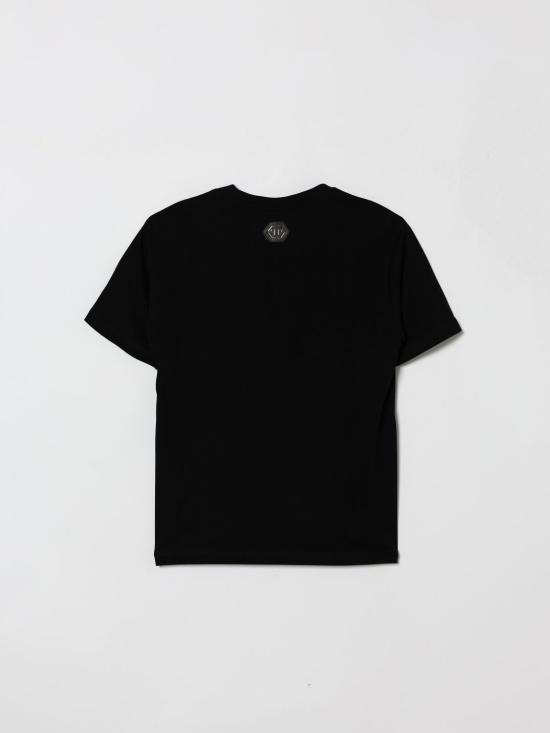 26SS [키즈] 필립 플레인 티셔츠 S6PHJBTH061 110 Black - PHILIPP PLEIN