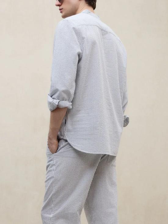 26SS 에콜프 긴팔 셔츠 MCMGASRGUILL0146S26 901 White - ECOALF