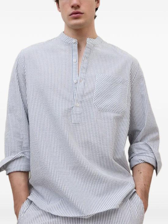 26SS 에콜프 긴팔 셔츠 MCMGASRGUILL0146S26 901 White - ECOALF