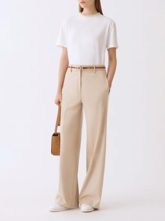 26SS 파비아나 필리피 반팔 티셔츠 JED266F133L920 21 White - FABIANA FILIPPI