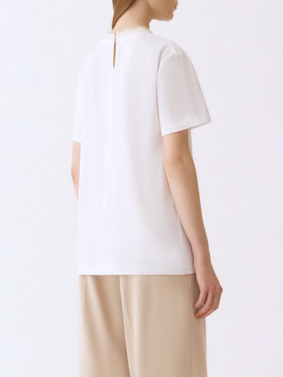 26SS 파비아나 필리피 반팔 티셔츠 JED266F133L920 21 White - FABIANA FILIPPI