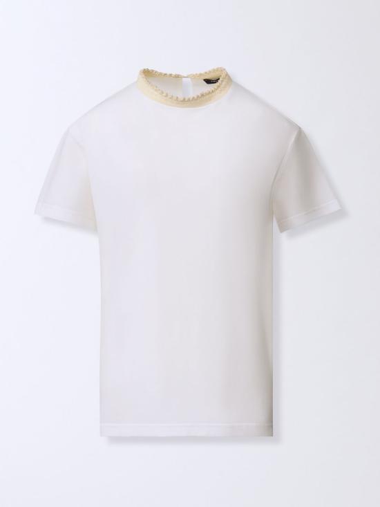 26SS 파비아나 필리피 반팔 티셔츠 JED266F133L920 21 White - FABIANA FILIPPI