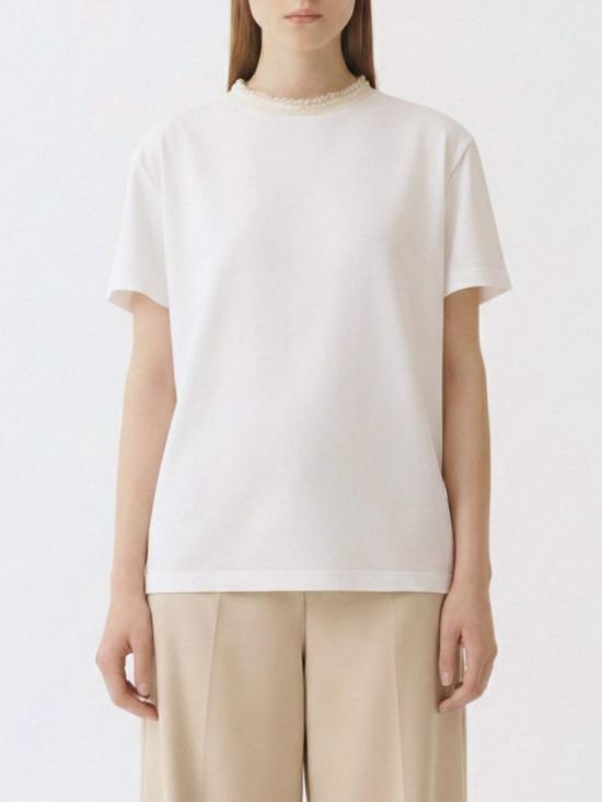 26SS 파비아나 필리피 반팔 티셔츠 JED266F133L920 21 White