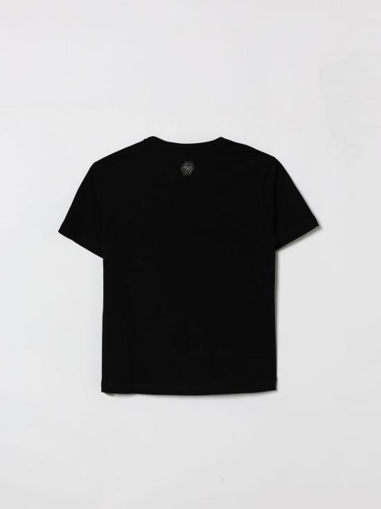 26SS [키즈] 필립 플레인 티셔츠 S6PHJBTH054 110 Black - PHILIPP PLEIN