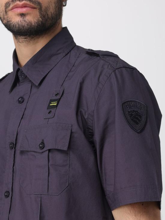 26SS 블라우어 반팔 셔츠 26SBLUS02271 888 Blue - BLAUER