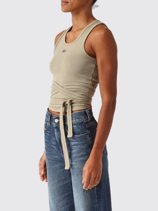 26SS 디젤 반팔 티셔츠 A210190EJAI 5GD Green - DIESEL