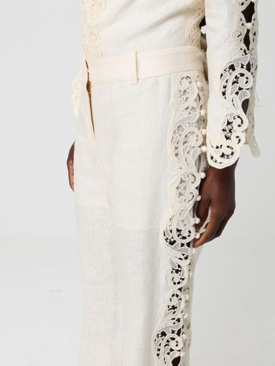 26SS 짐머만 팬츠 5721PRS261 CRM Beige - ZIMMERMANN