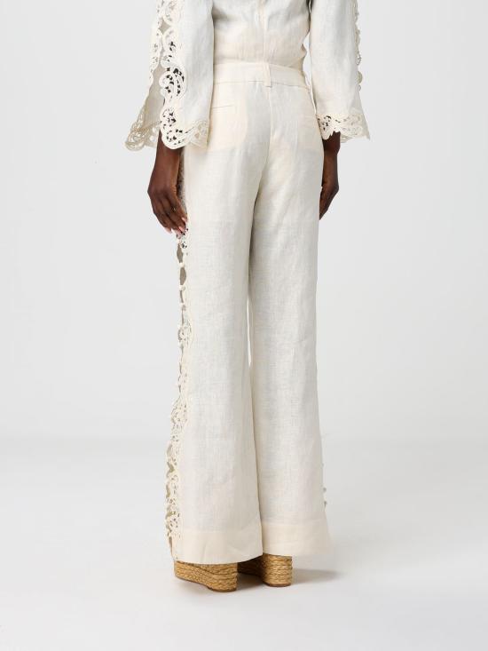 26SS 짐머만 팬츠 5721PRS261 CRM Beige - ZIMMERMANN