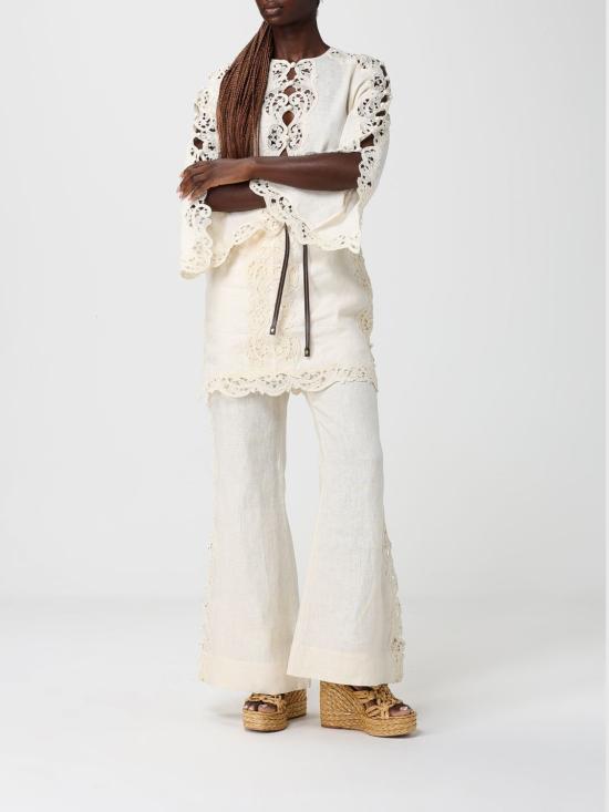 26SS 짐머만 팬츠 5721PRS261 CRM Beige - ZIMMERMANN